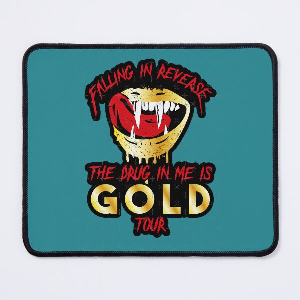 Item preview, gold dracula lip designed and sold by JoselineMash.