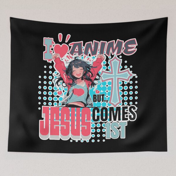 Item preview, I Love Anime But Jesus Comes First designed and sold by duke818.