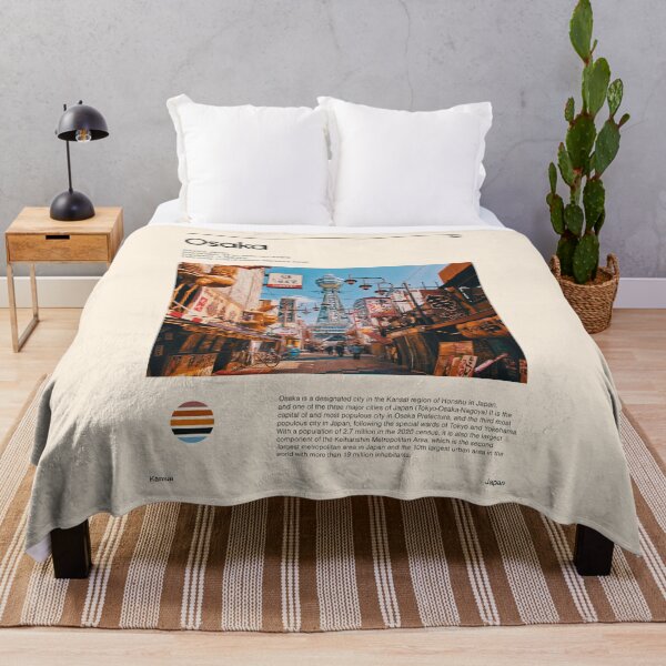 Item preview, Visit Osaka, Japan (Travel poster) designed and sold by RabbitK.