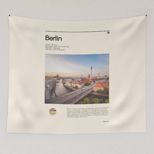 Item preview, Visit Berlin, Germany (Travel poster) designed and sold by RabbitK.