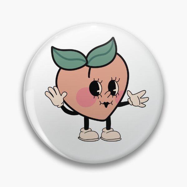 Item preview, Vintage Cartoon Peach  designed and sold by Theodosia  Grace.