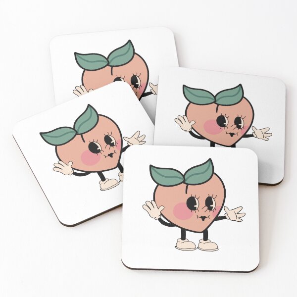 Item preview, Vintage Cartoon Peach  designed and sold by Theodosia  Grace.
