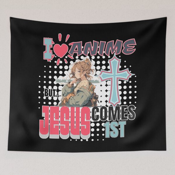 Item preview, I Love Anime But Jesus Comes First designed and sold by duke818.