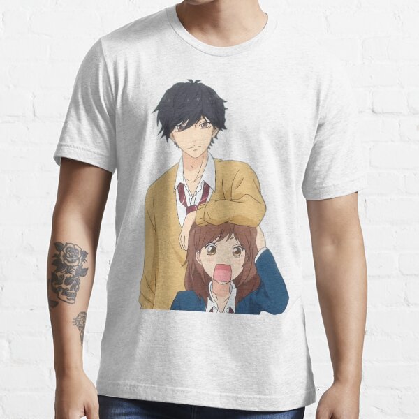 Ao Haru Ride Japanese Manga Couple Romantic Anime Cute Futaba Kou Blue  Spring Ride Tshirt Graphic Men Vintage Cotton T Shirt - AliExpress