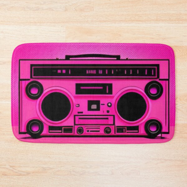 Item preview, Hot Pink Boom Box Illustration designed and sold by musicgeniusart.
