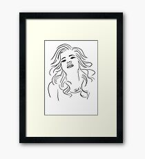 Pose Framed Print