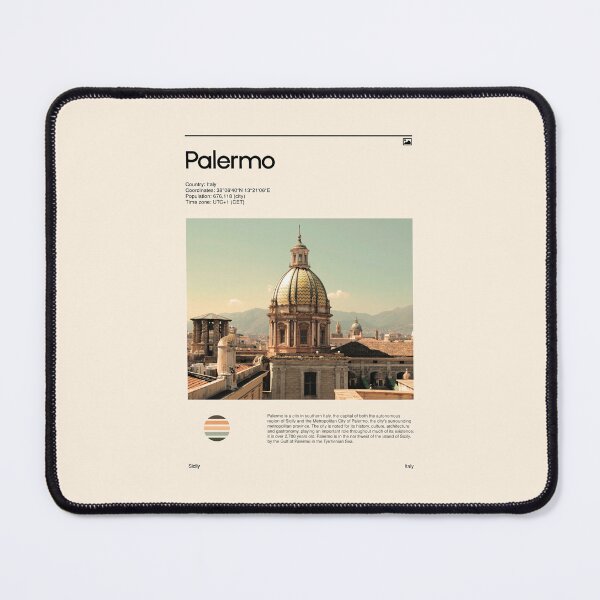 Item preview, Visit Palermo, Italy (Travel poster) designed and sold by RabbitK.