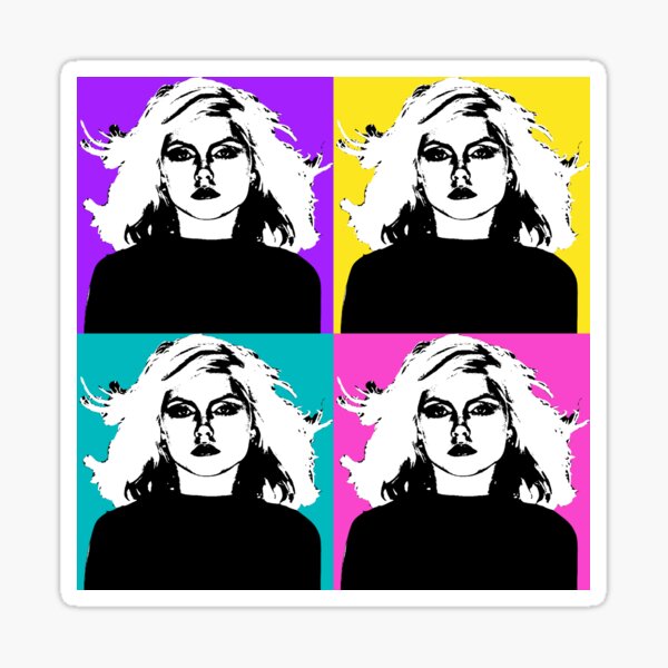 Item preview, Blondie Warhol Art 60s 70s Vintage Debbie Harry designed and sold by funkyfoxdesign.