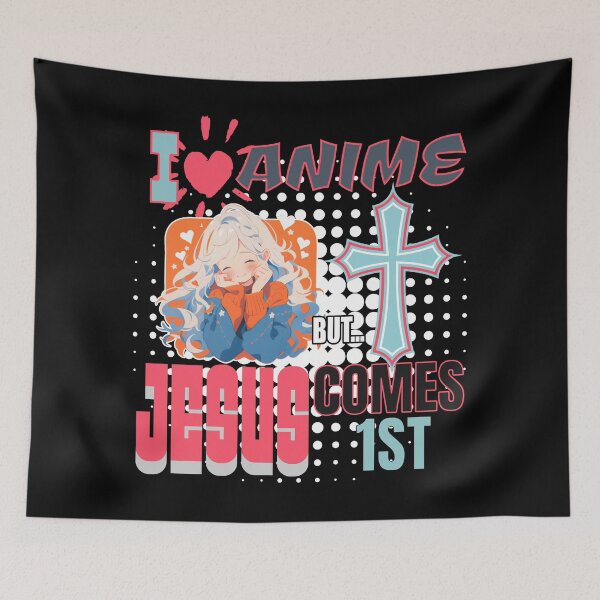 Item preview, Love Anime But Jesus Comes First designed and sold by duke818.