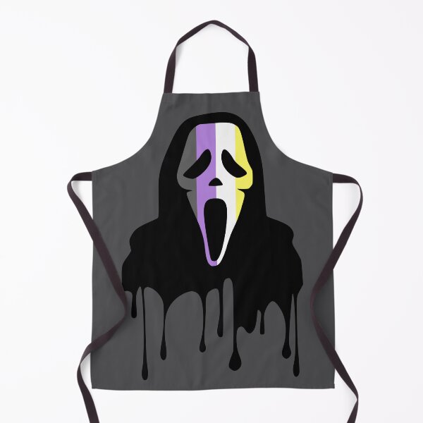 Item preview, Beyond the Binary: Ghostface Nonbinary Pride designed and sold by Dreadfools.