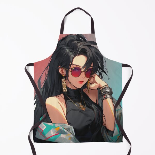 Item preview, 90s Anime Girl: Natalia - Embrace the Enigmatic Elegance of a Timeless Persona! designed and sold by RIAiCreations.