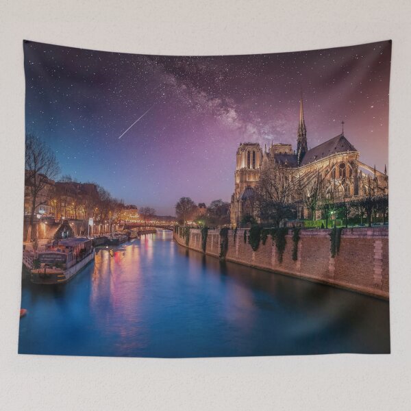 Item preview, Notre-Dame Starry Night designed and sold by assaf.