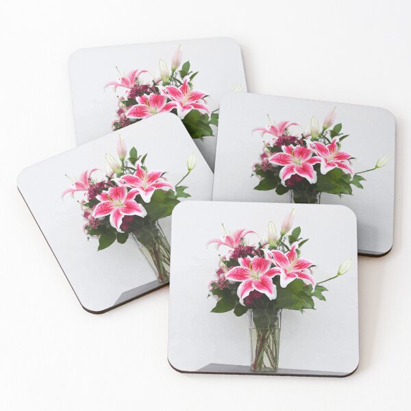 Item preview, Still Life with Stargazer Lilies designed and sold by Vicky Brago-Mitchell®.