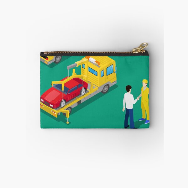 Item preview, Isometric Car Assistance. Roadside Assistance Car. Tow Truck.  designed and sold by ivector.