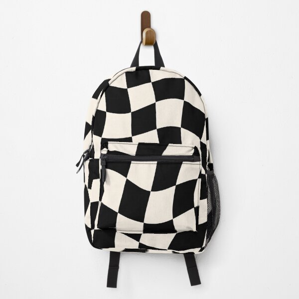 Item preview, Distorted Checkered Pattern in Black & White- Retro Checkered - Checker Wave designed and sold by AnyLeck.
