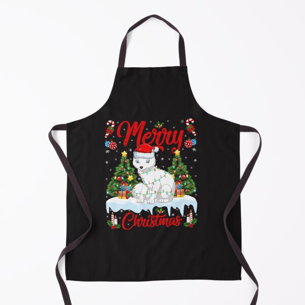 Item preview, Arctic Fox Christmas Tree Lighting Santa Hat designed and sold by davaesabiaz.