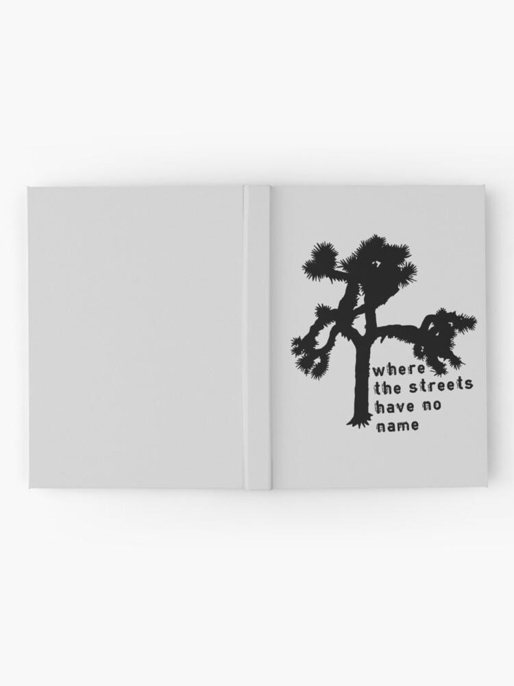 Alternate view of U2 - The Joshua Tree - where the streets have no name Hardcover Journal