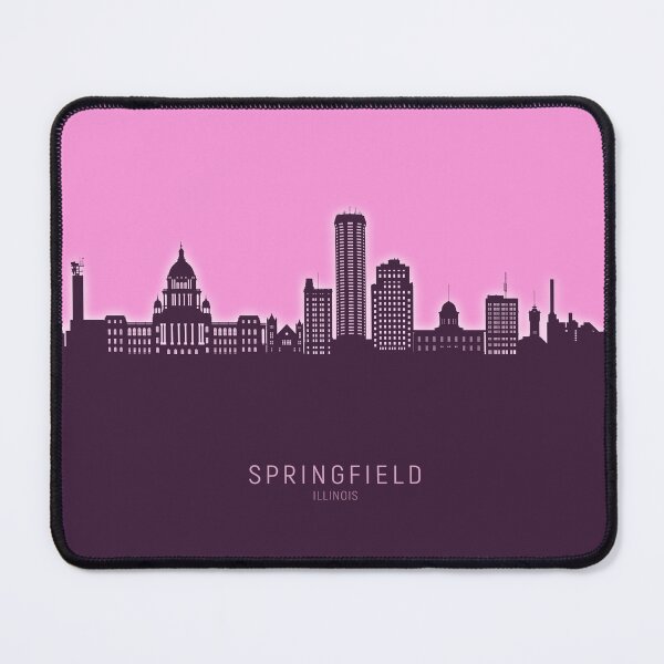 Item preview, Springfield Illinois Skyline designed and sold by ArtPrints.