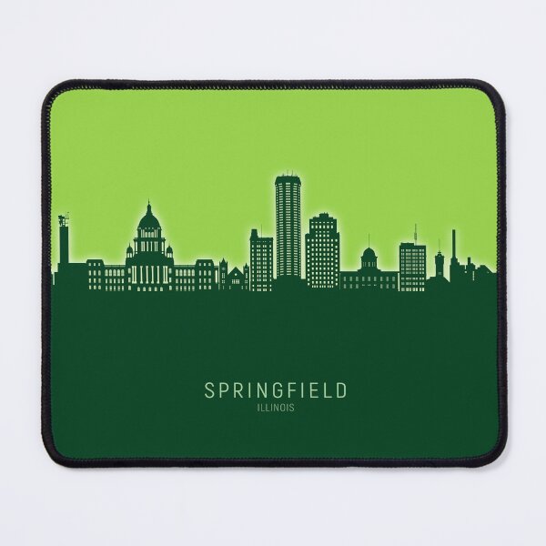 Item preview, Springfield Illinois Skyline designed and sold by ArtPrints.