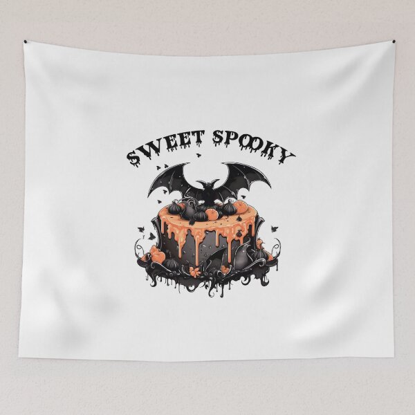 Item preview, Sweet and spooky. Halloween illustration in fashion style with inscription, t-shirt, bohemia. designed and sold by Anastasiia Yurevych.