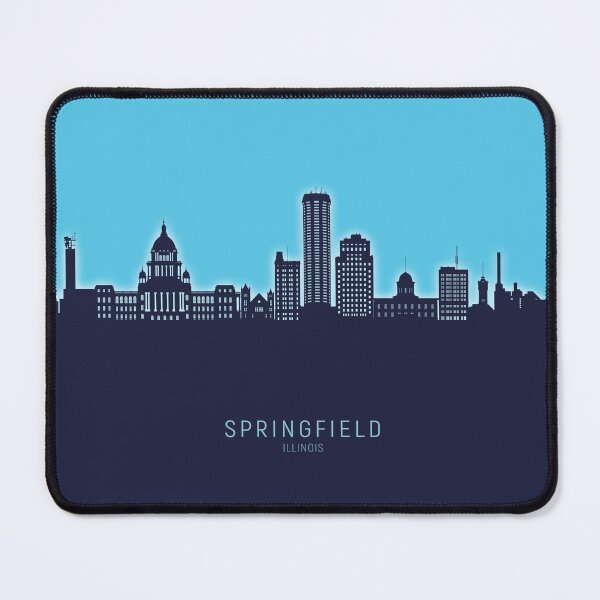 Item preview, Springfield Illinois Skyline designed and sold by ArtPrints.