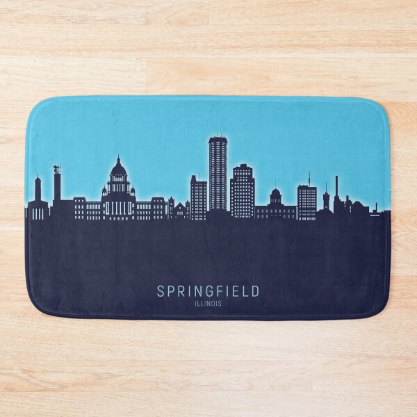 Item preview, Springfield Illinois Skyline designed and sold by ArtPrints.