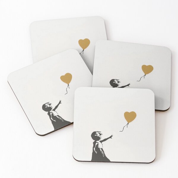 Item preview, Banksy Girl with Gold Balloon designed and sold by laundyjames.