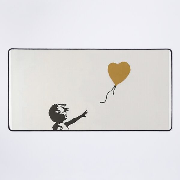 Item preview, Banksy Girl with Gold Balloon designed and sold by laundyjames.