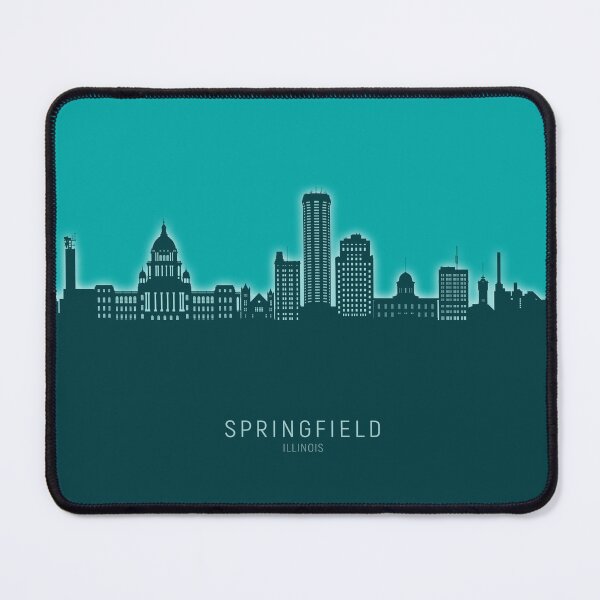 Item preview, Springfield Illinois Skyline designed and sold by ArtPrints.