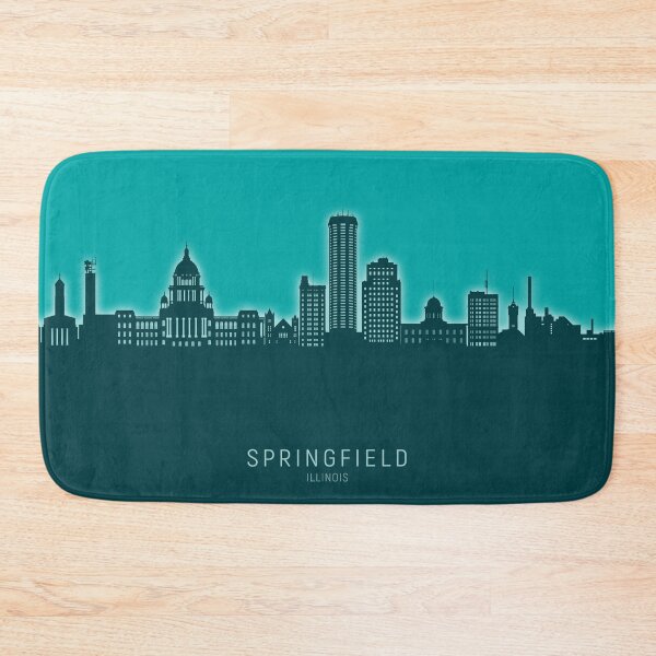 Item preview, Springfield Illinois Skyline designed and sold by ArtPrints.