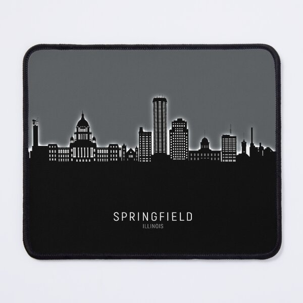 Item preview, Springfield Illinois Skyline designed and sold by ArtPrints.