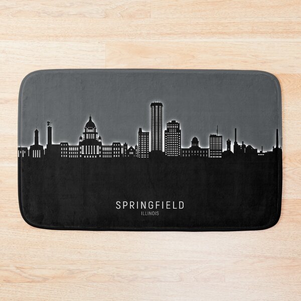 Item preview, Springfield Illinois Skyline designed and sold by ArtPrints.