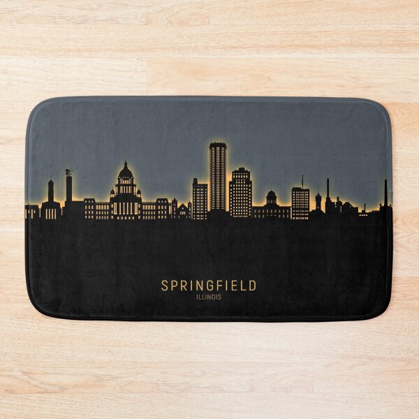 Item preview, Springfield Illinois Skyline designed and sold by ArtPrints.