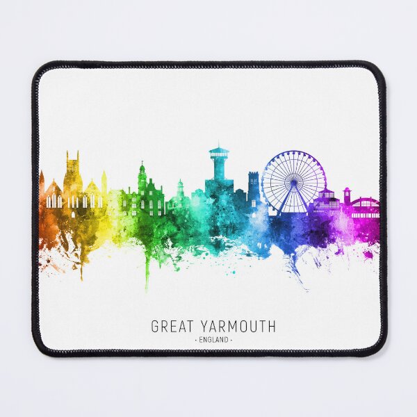 Item preview, Great Yarmouth England Skyline designed and sold by ArtPrints.