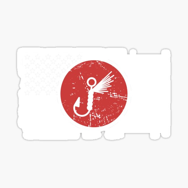 Vista previa del artículo con la obra «Bandera americana | Señuelo de la pesca con mosca», diseñado y vendido por Jam Jar.