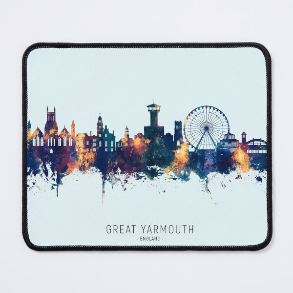 Item preview, Great Yarmouth England Skyline designed and sold by ArtPrints.