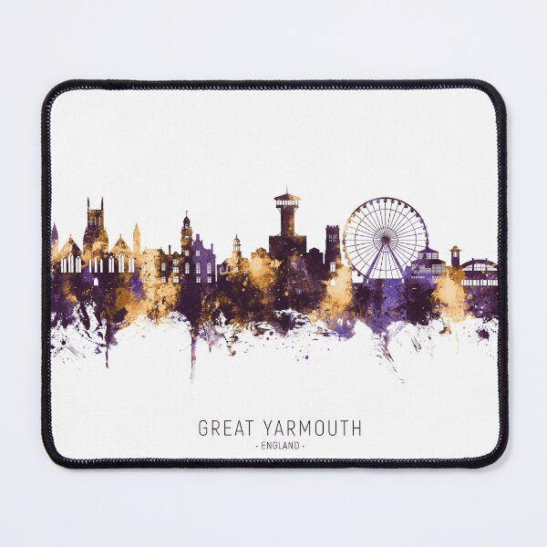Item preview, Great Yarmouth England Skyline designed and sold by ArtPrints.