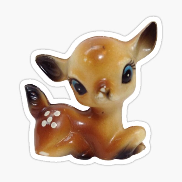 Item preview, vintage deer kitsch doll designed and sold by rubyslittleshop.