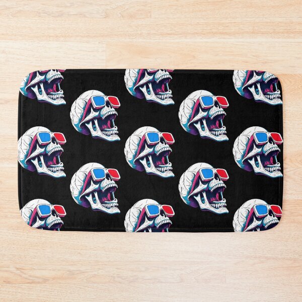 Item preview, Skull with 3D glasses designed and sold by PiggyWonka.