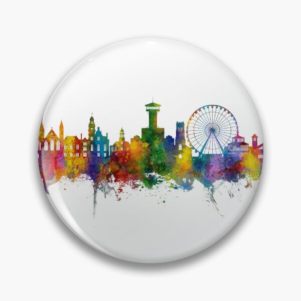 Item preview, Great Yarmouth England Skyline designed and sold by ArtPrints.
