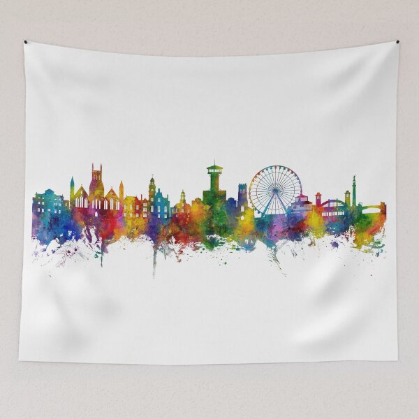 Item preview, Great Yarmouth England Skyline designed and sold by ArtPrints.