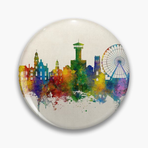 Item preview, Great Yarmouth England Skyline designed and sold by ArtPrints.