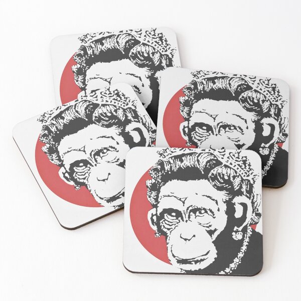 Item preview, Monkey Queen Banksy designed and sold by brewsterdavid.