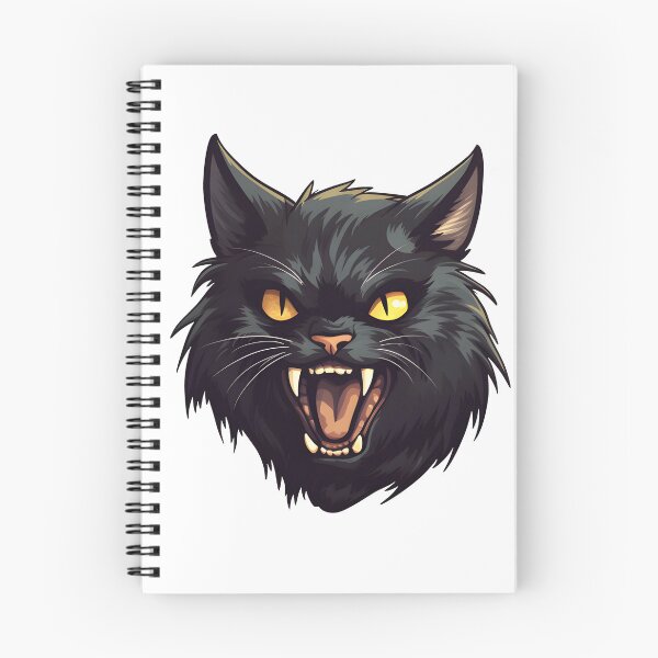 Item preview, Screaming Black Cat designed and sold by SilverSpell.