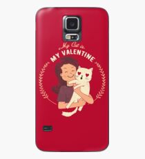 Mon chat est ma Valentine Coque et skin Samsung Galaxy