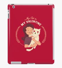 My Cat Is My Valentine iPad Case/Skin