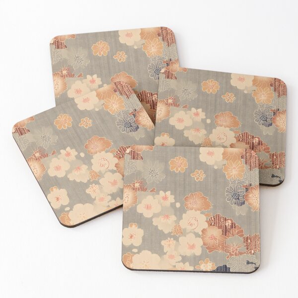Item preview, Traditional Floral Japanese Kimono Pattern designed and sold by patterncrow.