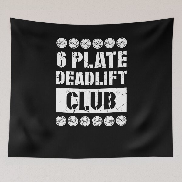 Item preview, 6 Plate Deadlift Club Member Powerlifting Strength designed and sold by SuperFreshArt.