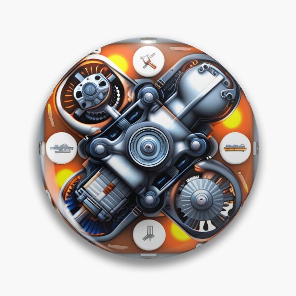 Item preview, Engine mechanics of various eras - PART 014501 designed and sold by SpecialForceART.