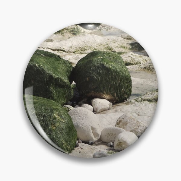 Item preview, Nature Photography | Chalk Stone and Green Algae England designed and sold by Cora Wirth.